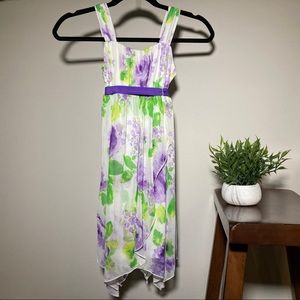 ✨2/$20 green, purple and white iZ dress